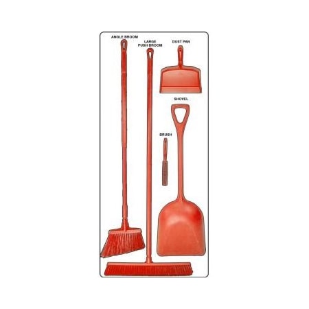 Accuform DRY ZONE STOREBOARDS ULTRA PSB712WTRD PSB712WTRD